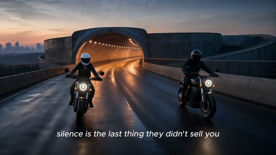 A still from the VANTA electric motorcycle brand film